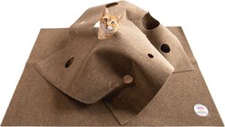 SnugglyCat Ripple Rug Cat Activity Play Mat, Beige