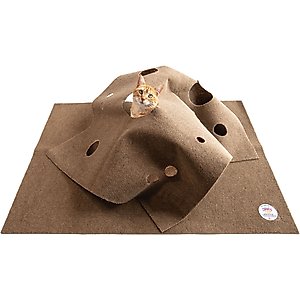 SnugglyCat Ripple Rug Cat Activity Play Mat, Beige