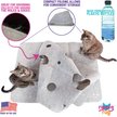 Show in main carousel: SnugglyCat Ripple Rug Cat Activity Play Mat, Oatmeal White slide 3 of 13