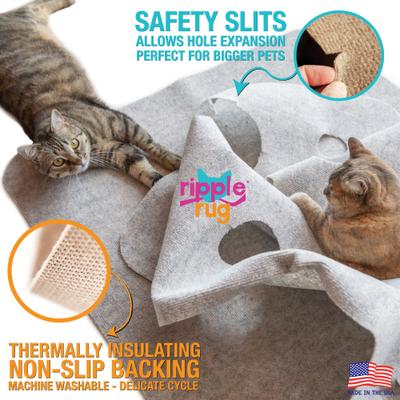 SnugglyCat Ripple Rug Cat Activity Play Mat