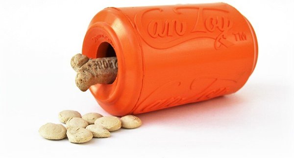 SodaPup Retro Soda Can Rubber Treat Dispenser Dog Toy