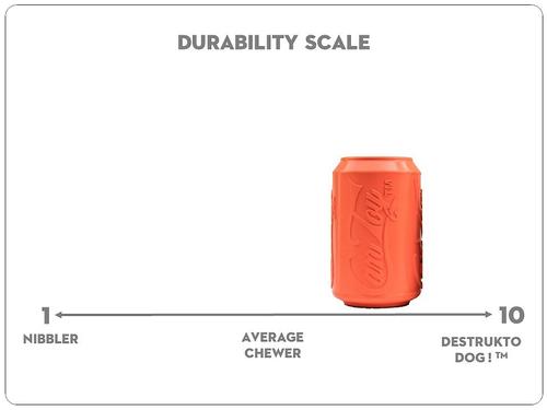 Show full view: SodaPup Can Treat Dispenser Dog Toy, Orange, X-Large slide 8 of 10