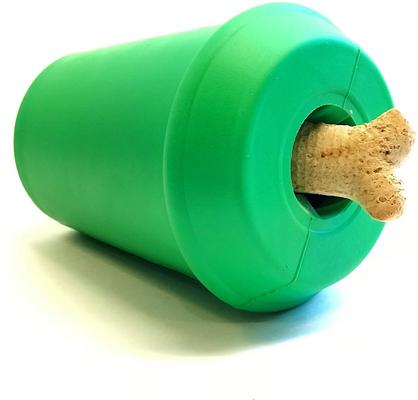 Show full view: SodaPup Coffee Cup Rubber Treat Dispenser Dog Toy, Green, Medium slide 4 of 9