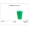 Show in main carousel: SodaPup Coffee Cup Rubber Treat Dispenser Dog Toy, Green, Medium slide 7 of 9