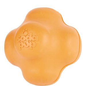 SodaPup Crazy Bounce Retrieving Tough Dog Chew Toy, Orange, Large