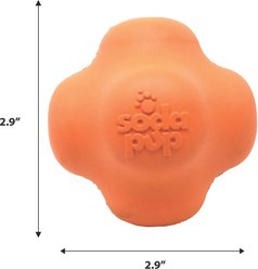 SodaPup Crazy Bounce Retrieving Tough Dog Chew Toy, Orange, Large slide 2 of 7