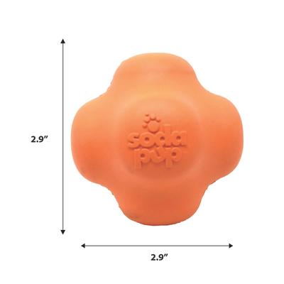 Show full view: SodaPup Crazy Bounce Retrieving Tough Dog Chew Toy, Orange, Large slide 2 of 7
