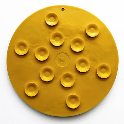 Show full view: SodaPup Duckies Dog Lick Mat, Yellow, Large slide 2 of 6