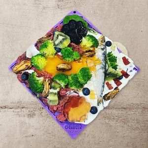 SodaPup Emat Bones Dog Lick Mat, Purple