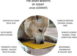 SodaPup Emat Honeycomb Dog Lick Mat, Large slide 2 of 9