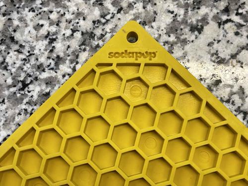 Show full view: SodaPup Emat Honeycomb Dog Lick Mat, Large slide 6 of 11