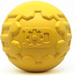 SodaPup Gear Ball Durable Rubber Chew & Retrieving Dog Toy