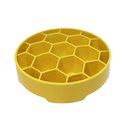 SodaPup Honeycomb Slow Feeder Dog Bowl, Yellow, Large