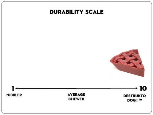 Show full view: SodaPup Nylon Cherry Pie Chew & Enrichment Dog Toy slide 6 of 10