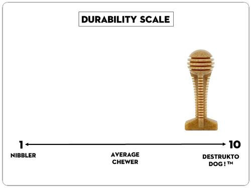 Show full view: SodaPup Nylon Honey Bone Dental Tower Chew Dog Toy slide 7 of 9