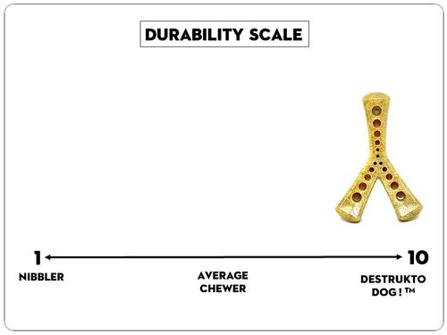 Show full view: SodaPup Nylon Mod Wishbone Chew & Enrichment Dog Toy slide 7 of 9