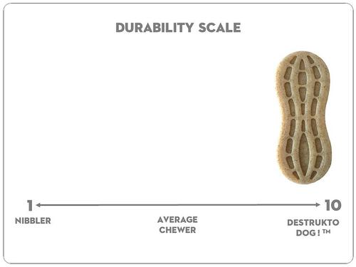 Show full view: SodaPup Nylon Peanut Chew & Enrichment Dog Toy slide 5 of 9