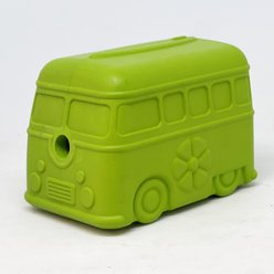 SodaPup Surfs up Retro Van Tough Dog Treat Dispenser Toy, Green, Medium/Large