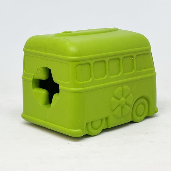 SodaPup Surfs up Retro Van Tough Dog Treat Dispenser Toy, Green, Medium/Large