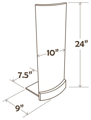 Show full view: Sofa-Scratcher Furniture Protector Cat Scratching Post, Charcoal slide 5 of 7