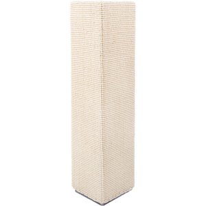 Sofa-Scratcher Furniture Protector Squared Cat Scratching Post, Ivory