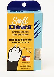 Soft Claws Cat Nail Caps, 40 count, Medium, Clear slide 1 of 5