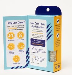 Soft Claws Cat Nail Caps, 40 count, Medium, Clear slide 2 of 5