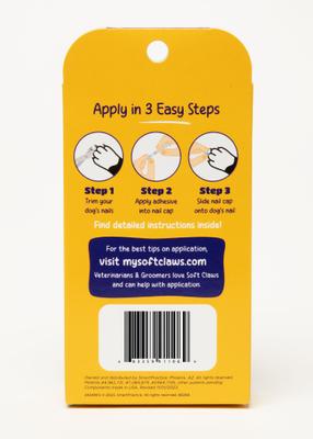 Show full view: Soft Claws Dog Nail Caps, 40 count, Red, Large slide 4 of 6