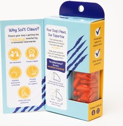 Soft Claws Dog Nail Caps, 40 count, Red, X-Large slide 2 of 5