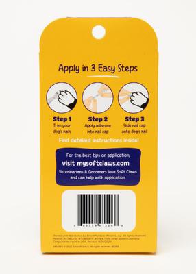 Show full view: Soft Claws Dog Nail Caps, 40 count, Red, X-Large slide 3 of 5