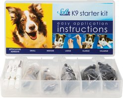 Soft Claws Dog Nail Caps Starter Kit, Black