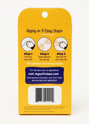 Show full view: Soft Claws Nail Caps for Dogs, 40 count, Medium, Blue slide 3 of 7