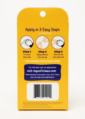 Show full view: Soft Claws Nail Caps for Dogs, 40 count, X-Large, Black slide 3 of 7