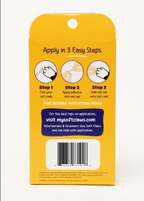 Show full view: Soft Claws Nail Caps for Kittens, 40 Count, Kitten, Clear slide 5 of 10