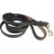 Show in main carousel: Soft Touch Collars Leather Braided Traffic Handle Dog Leash, Black, 6-ft, 3/4-in slide 1 of 8