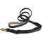 Show in main carousel: Soft Touch Collars Leather Braided Traffic Handle Dog Leash, Black, 6-ft, 3/4-in slide 4 of 8