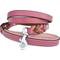 Show in main carousel: Soft Touch Collars Leather Braided Two-Tone Dog Leash, Pink, 4-ft, 1/2-in slide 3 of 8