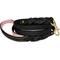 Show in main carousel: Soft Touch Collars Leather Braided Two-Tone Handle Dog Leash, Black Pink, 6-ft, 3/4-in slide 1 of 4