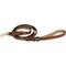 Show in main carousel: Soft Touch Collars Leather Braided Two-Tone Handle Dog Leash, Brown, 6-ft, 1/2-in slide 3 of 6