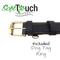 Show in main carousel: Soft Touch Collars Leather Two-Tone Padded Dog Collar, Black, Medium  slide 7 of 10