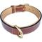 Show in main carousel: Soft Touch Collars Leather Two-Tone Padded Dog Collar, Brown, Large slide 2 of 8