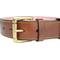 Show in main carousel: Soft Touch Collars Leather Two-Tone Padded Dog Collar, Brown Pink, Large  slide 3 of 7
