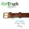 Show in main carousel: Soft Touch Collars Leather Two-Tone Padded Dog Collar, Brown, Small slide 4 of 7