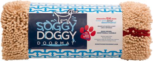 Show full view: Soggy Doggy Microfiber Doormat, Large, Beige slide 2 of 7