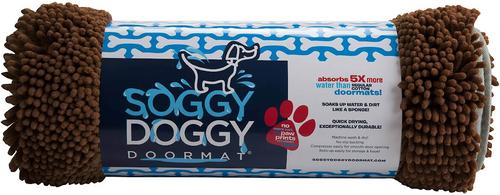 Show full view: Soggy Doggy Microfiber Doormat, Large, Dark Chocolate slide 3 of 7