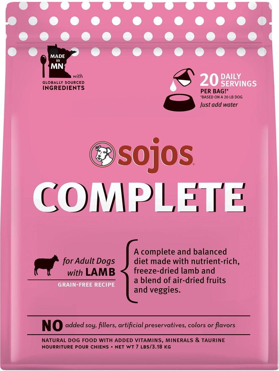 Sojos Complete Pork Recipe Adult Grain-Free Freeze-Dried Dehydrated Dog Food