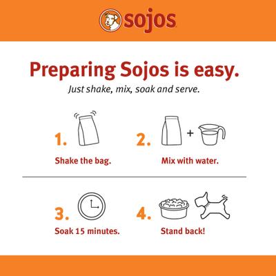 Show full view: Sojos Complete Turkey & Salmon Recipe Senior Grain-Free Freeze-Dried Raw Dog Food, 7-lb bag slide 7 of 12