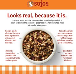Sojos Mix-A-Meal Fruit & Veggie Pre-Mix Grain-Free Dog Food, 8-lb bag slide 2 of 8