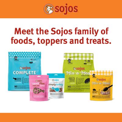 Show full view: Sojos Mix-A-Meal Fruit & Veggie Pre-Mix Grain-Free Dog Food, 8-lb bag slide 8 of 12