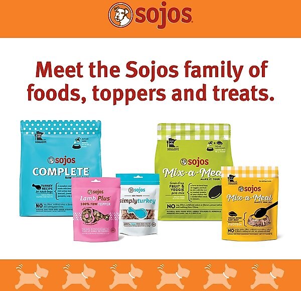 Sojos Simply Lamb Freeze-Dried Dog Treats, 4-oz bag